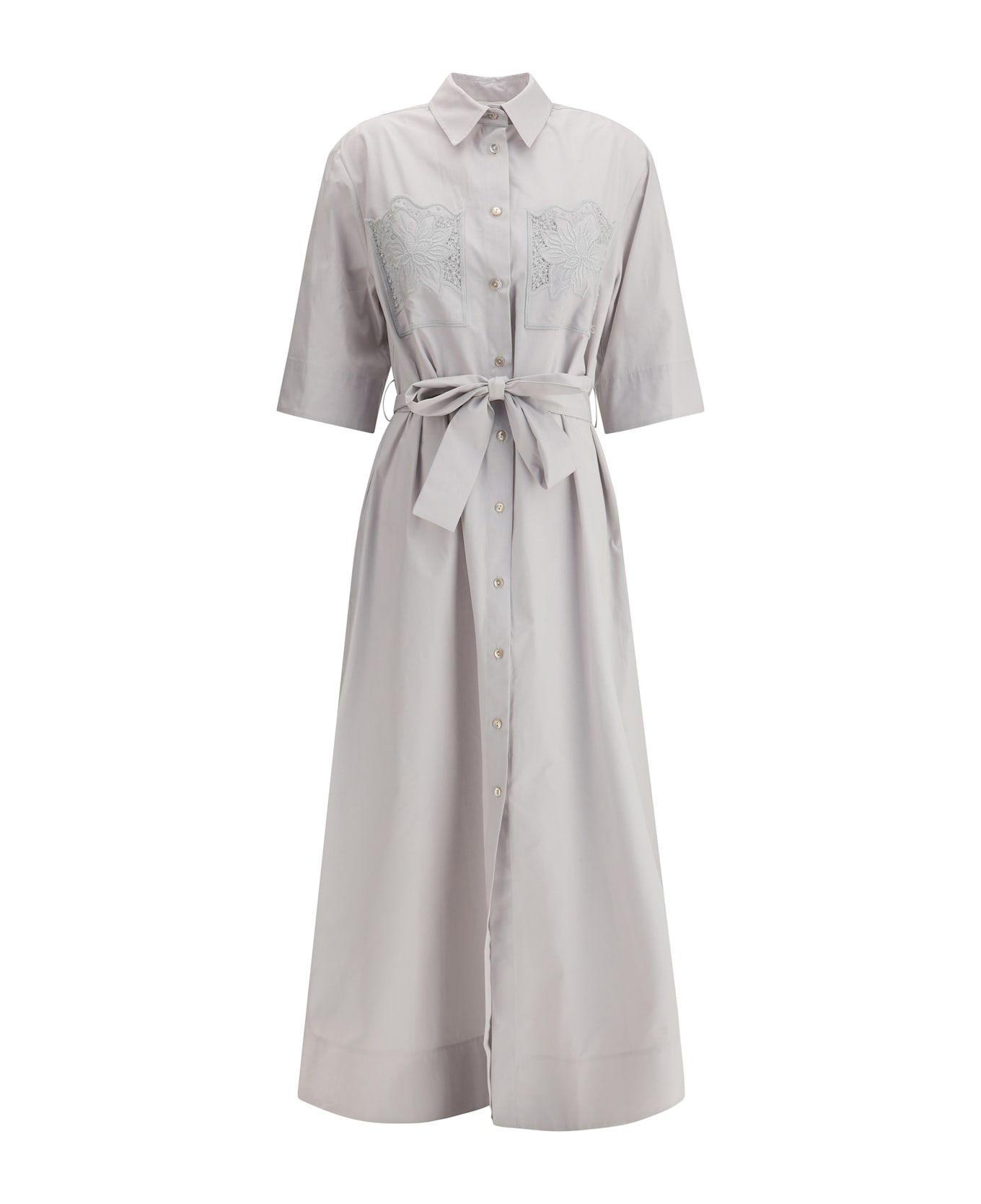 Parosh Long Chemisier Dress