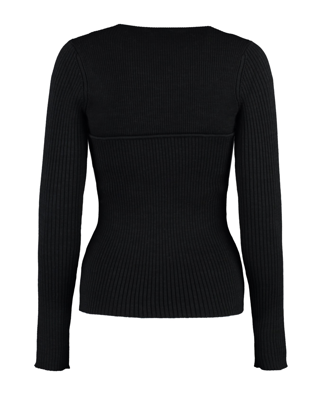 Isabel Marant Zilyae Merino Wool Sweater - black ニットウェア
