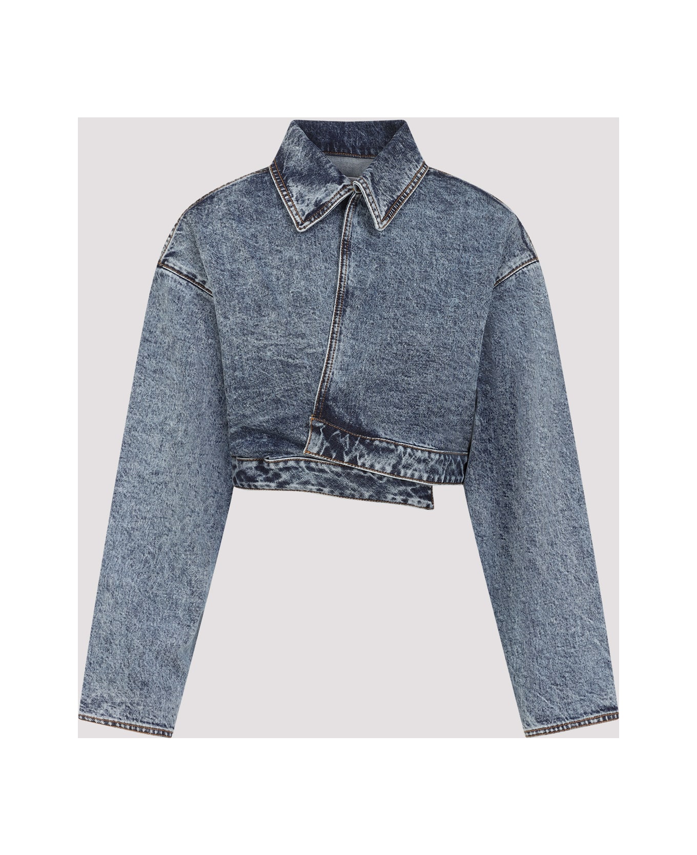 Alaia Alaïa Spiral Jacket - Bleu Neige