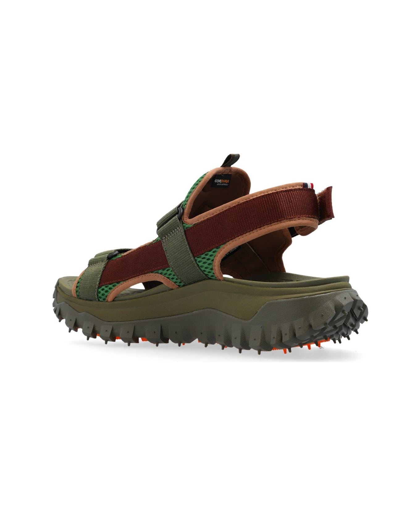 Moncler Trailgrip Round-toe Sandals - Green