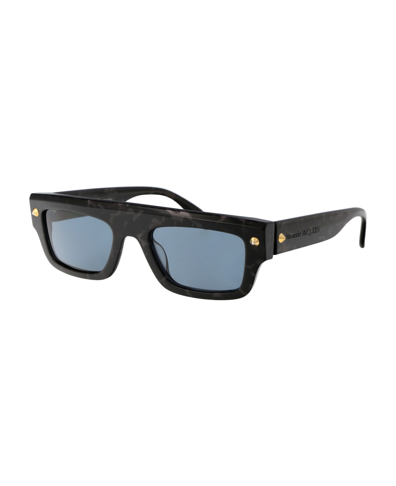 Alexander McQueen Eyewear Am0427s Sunglasses - 003 HAVANA HAVANA BLUE サングラス