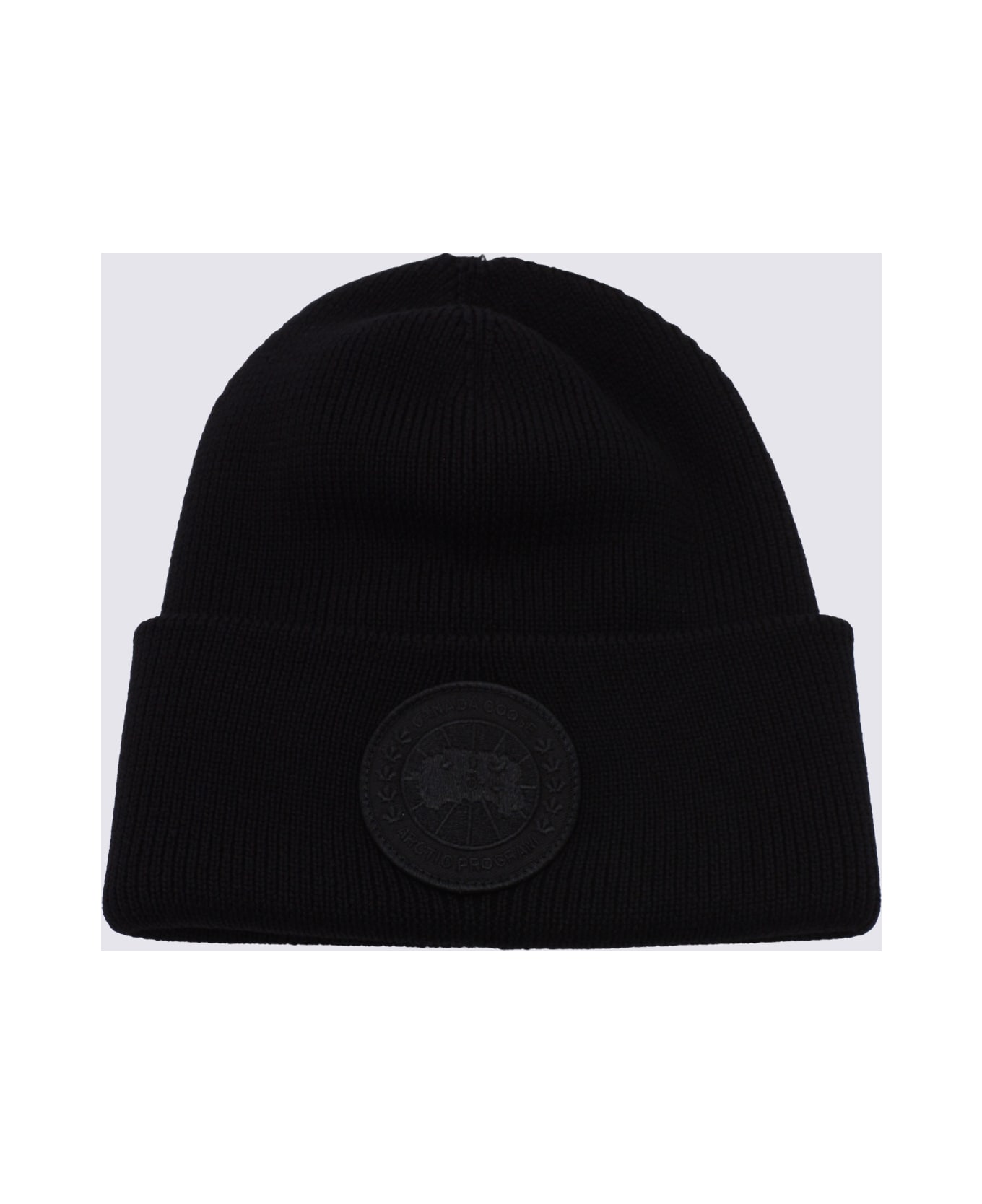 Canada Goose Black Wool Hat - Black
