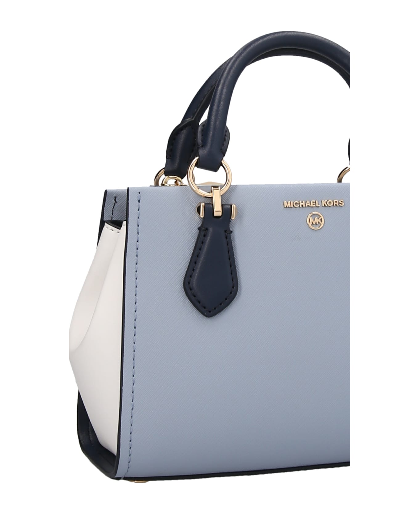 Michael Kors '18k Smooth Nappa' Handbag - Light Blue
