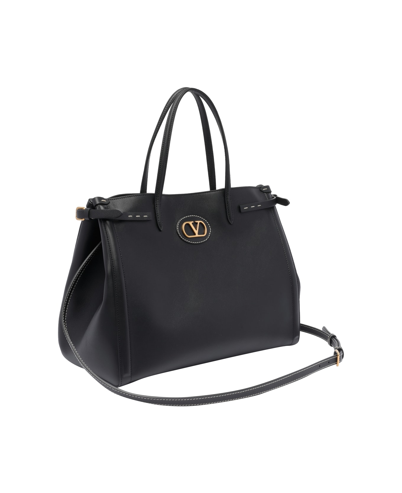 Valentino Garavani Medium Antibes Tote Bag - Black