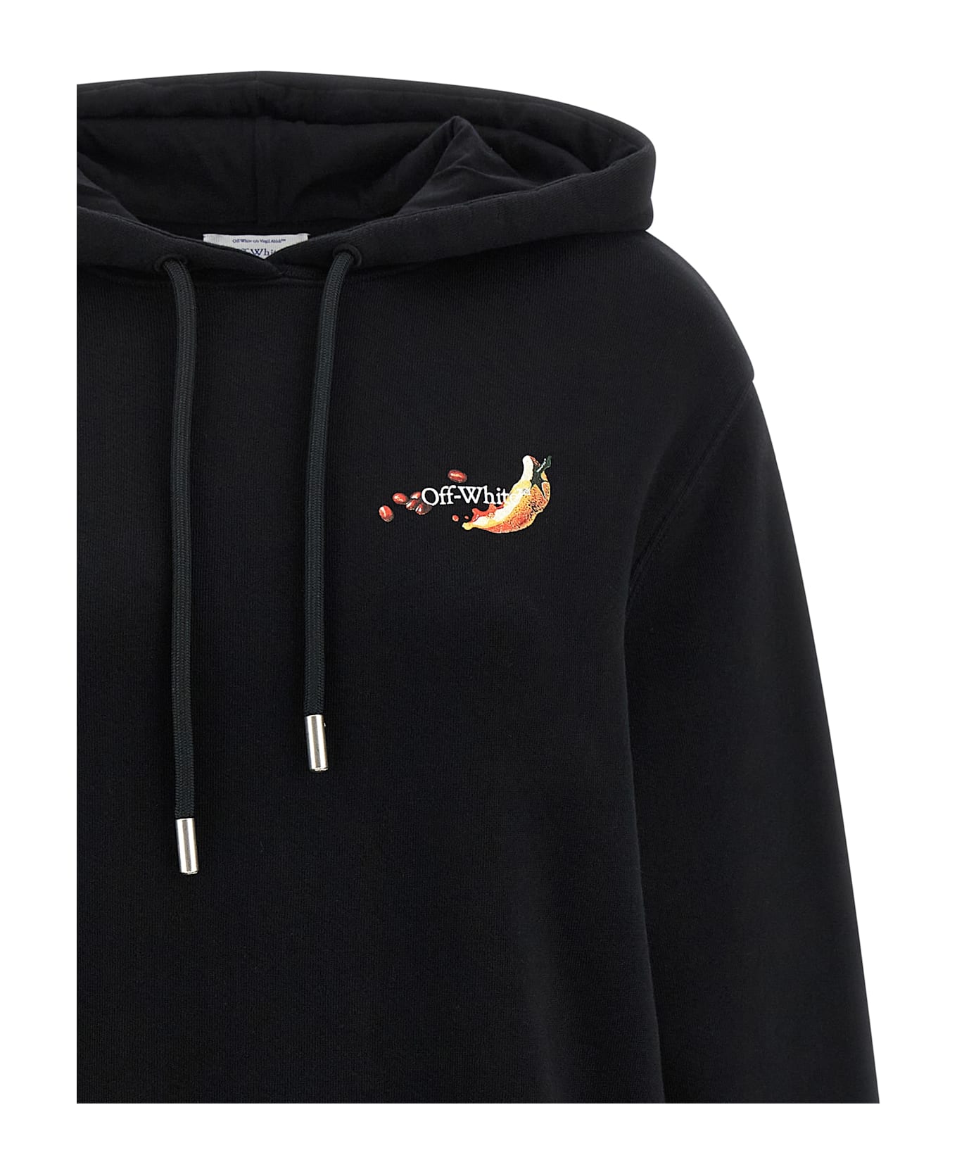 Off-White 
emb Fruits Arrow
 Hoodie - Black  