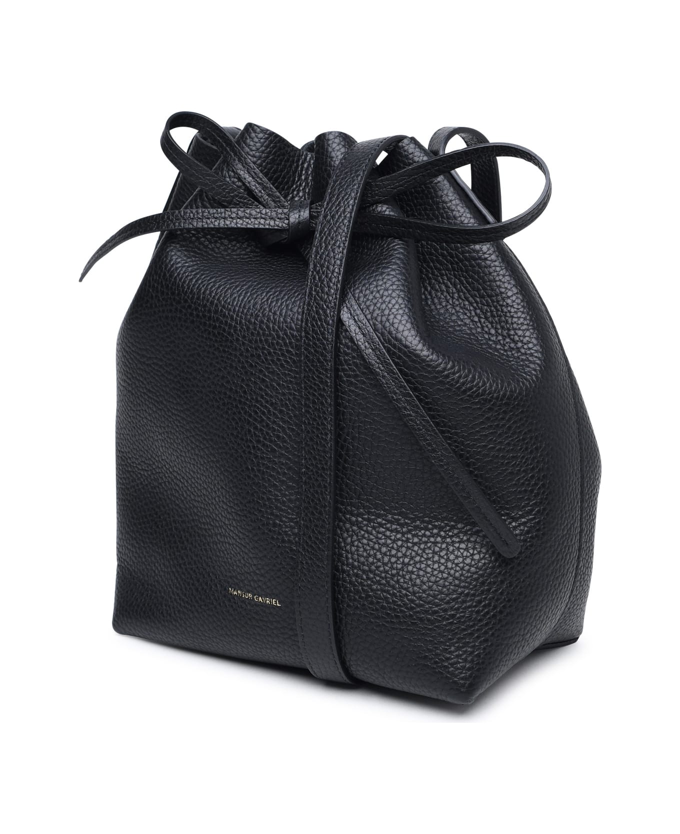 Mansur Gavriel Mini Bucket Bag In Black Leather - Black トートバッグ