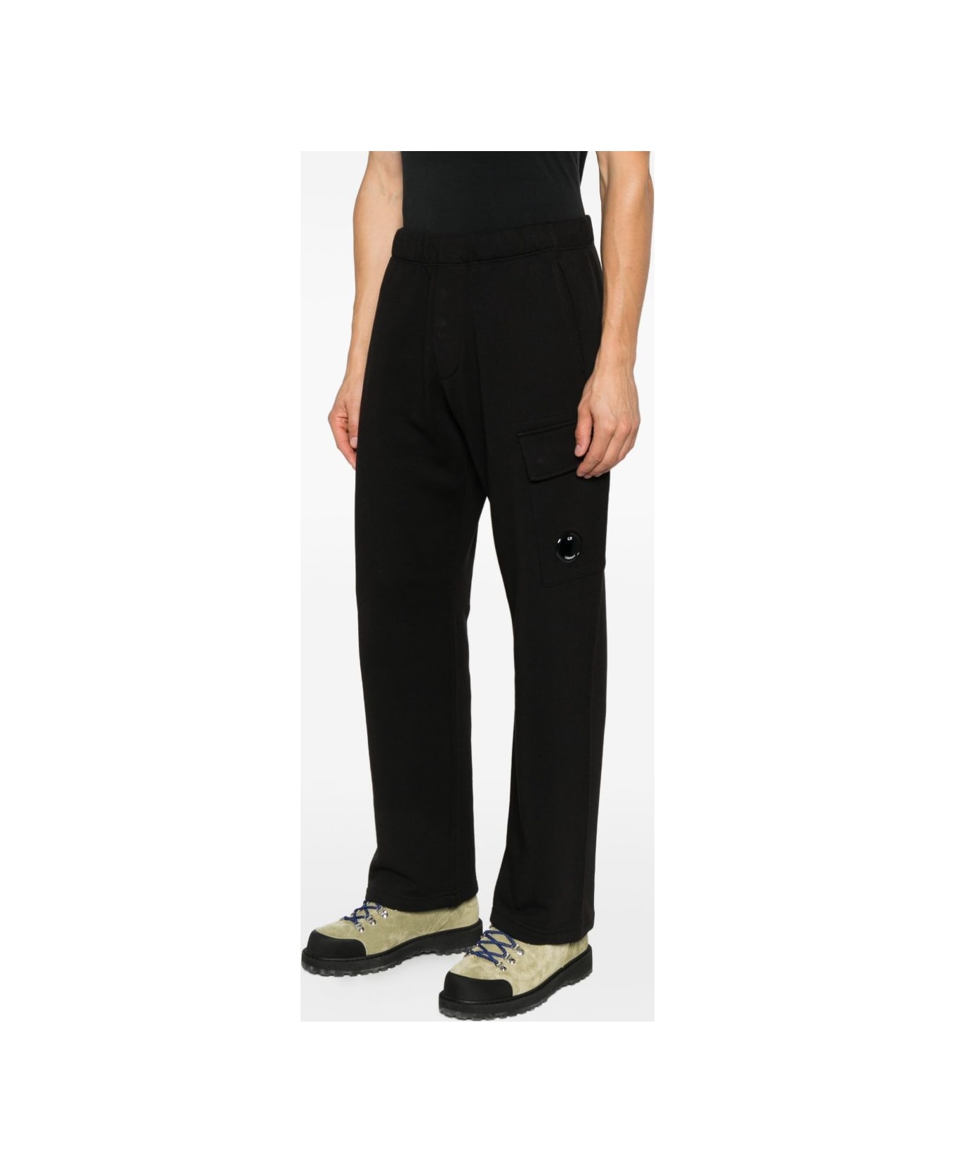 C.P. Company Cotton Sweatpants - Black