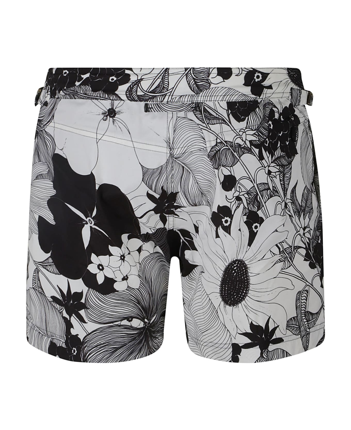 Tom Ford Allover Floral Print Swim Shorts - Combo Black ショートパンツ
