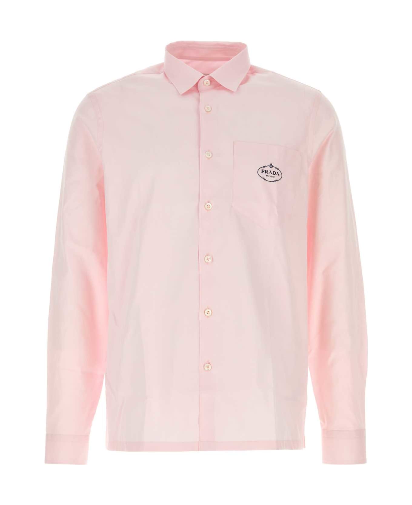 Prada Pink Poplin Shirt - ROSA シャツ