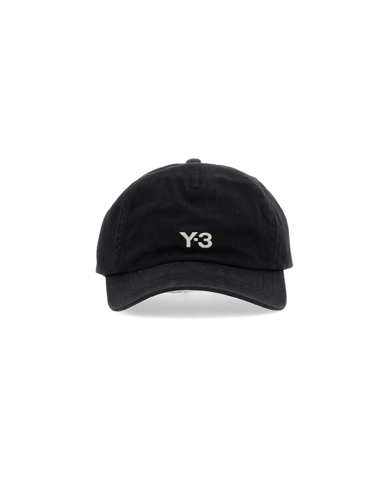Y-3 Baseball Hat With Logo - BLACK