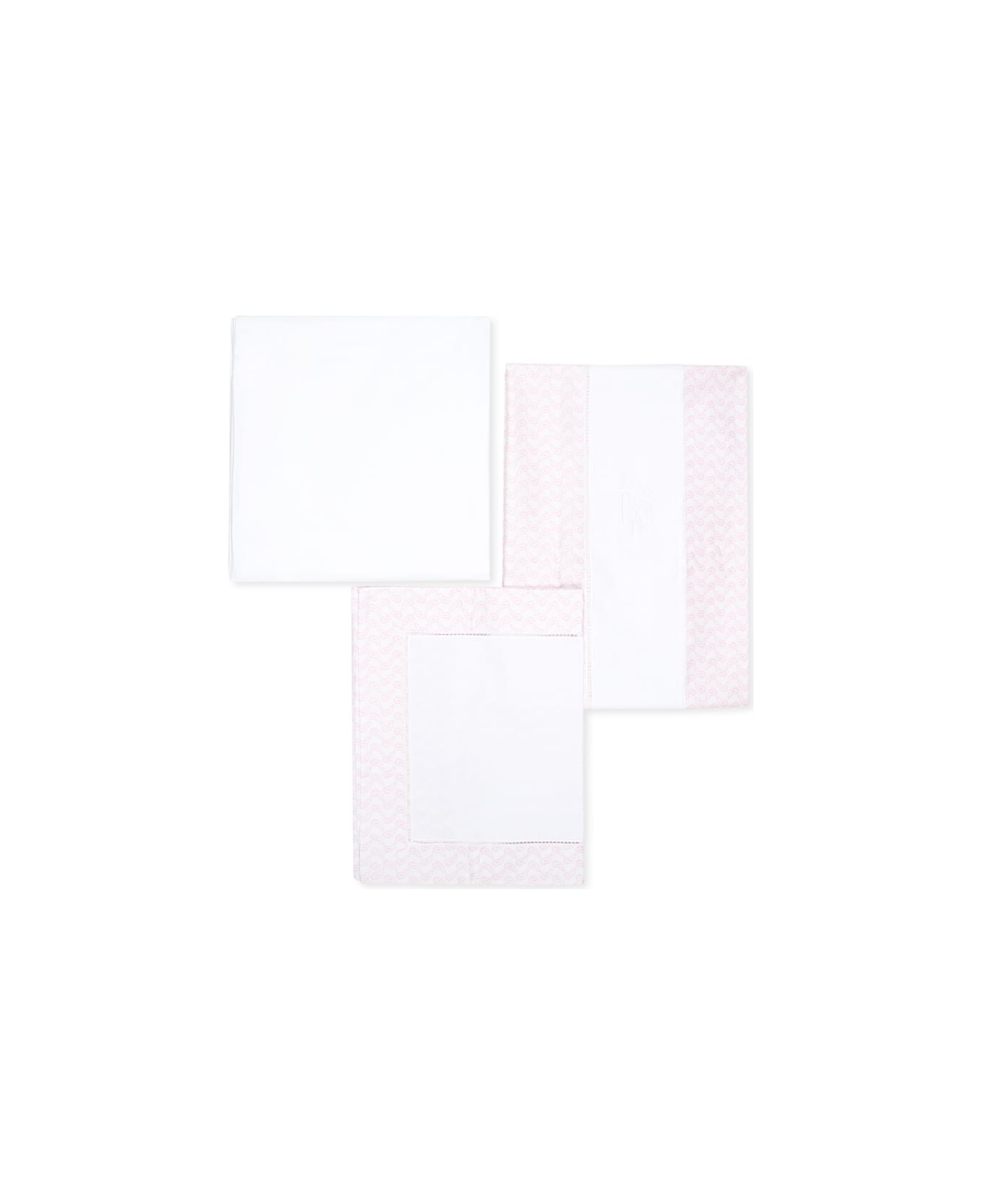 Etro Pink Sheet Set For Baby Girl With Paisley Pattern - Pink
