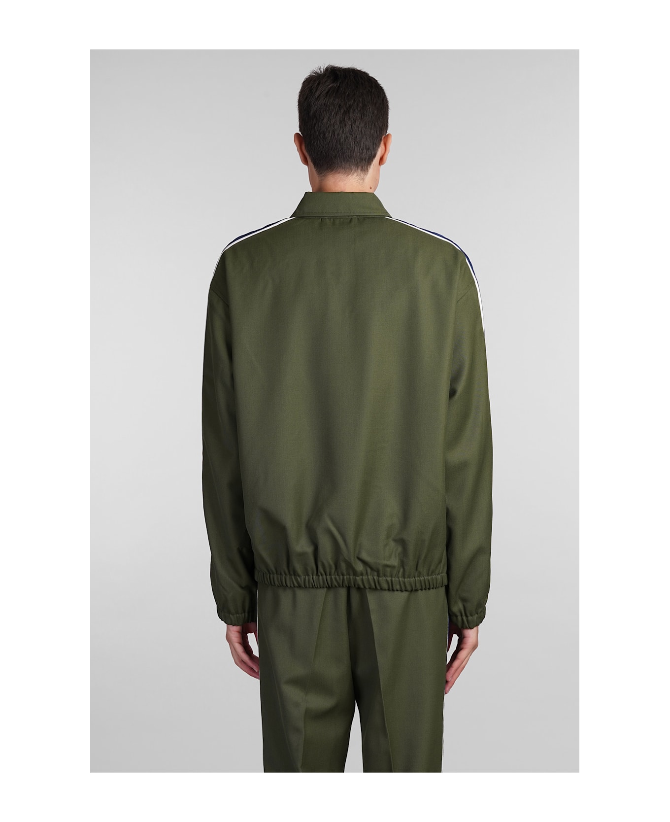 Drôle de Monsieur Casual Jacket In Green Polyester - green