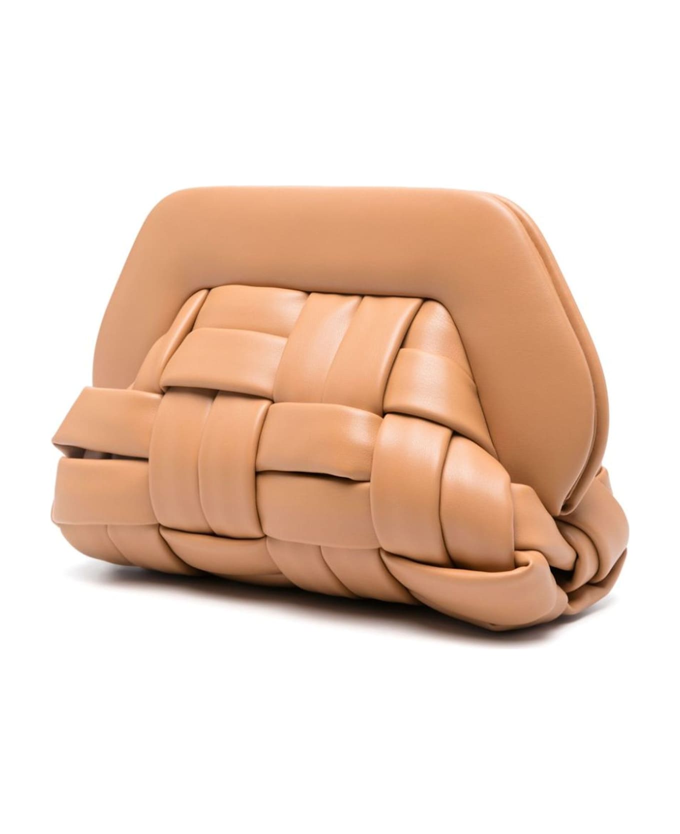 THEMOIRè Bios Brown Macadamia Clutch - Beige