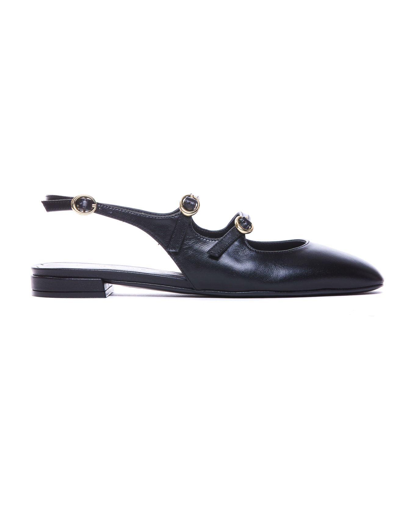 Stuart Weitzman Benni Flats - Black