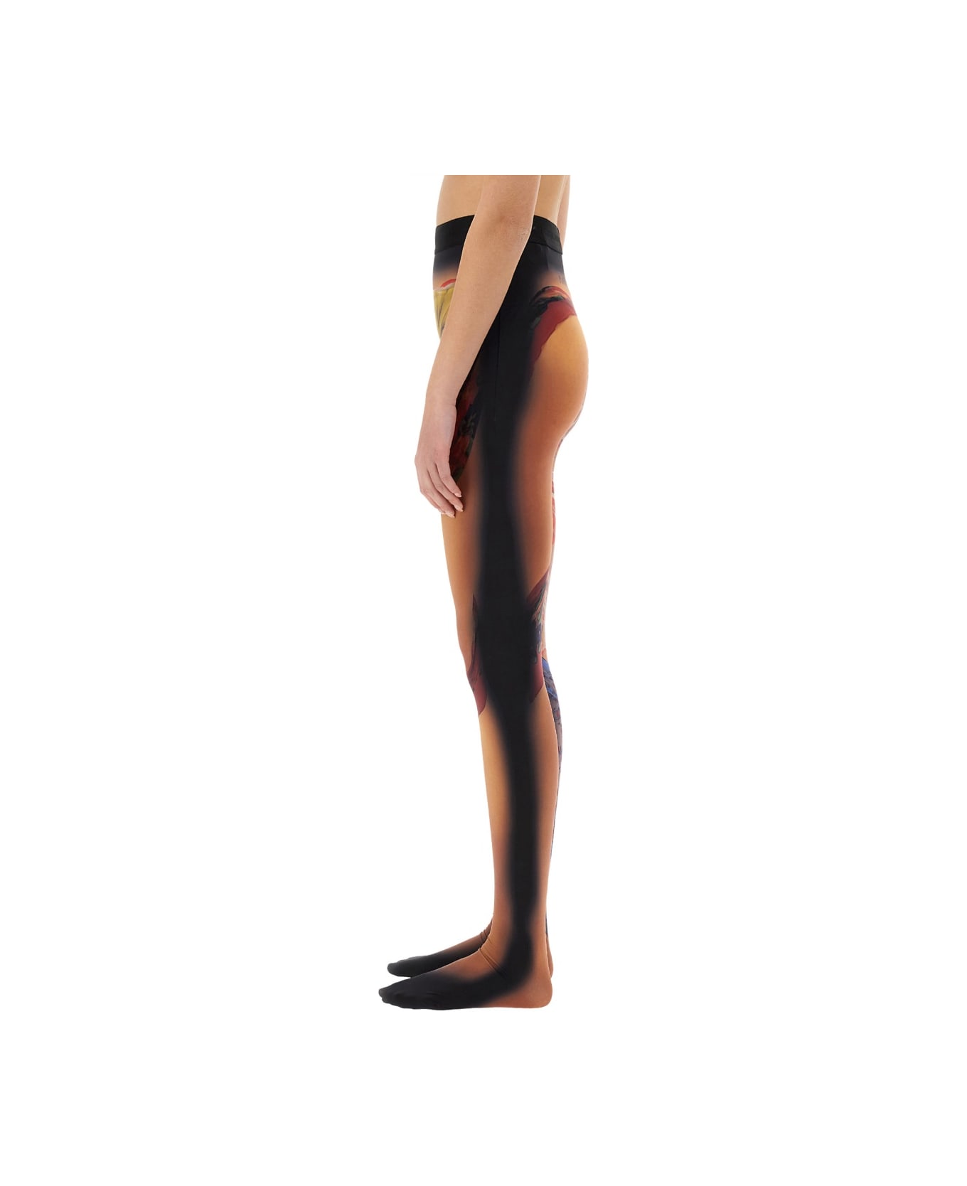 Marine Serre "statue" Leggings - MULTICOLOUR