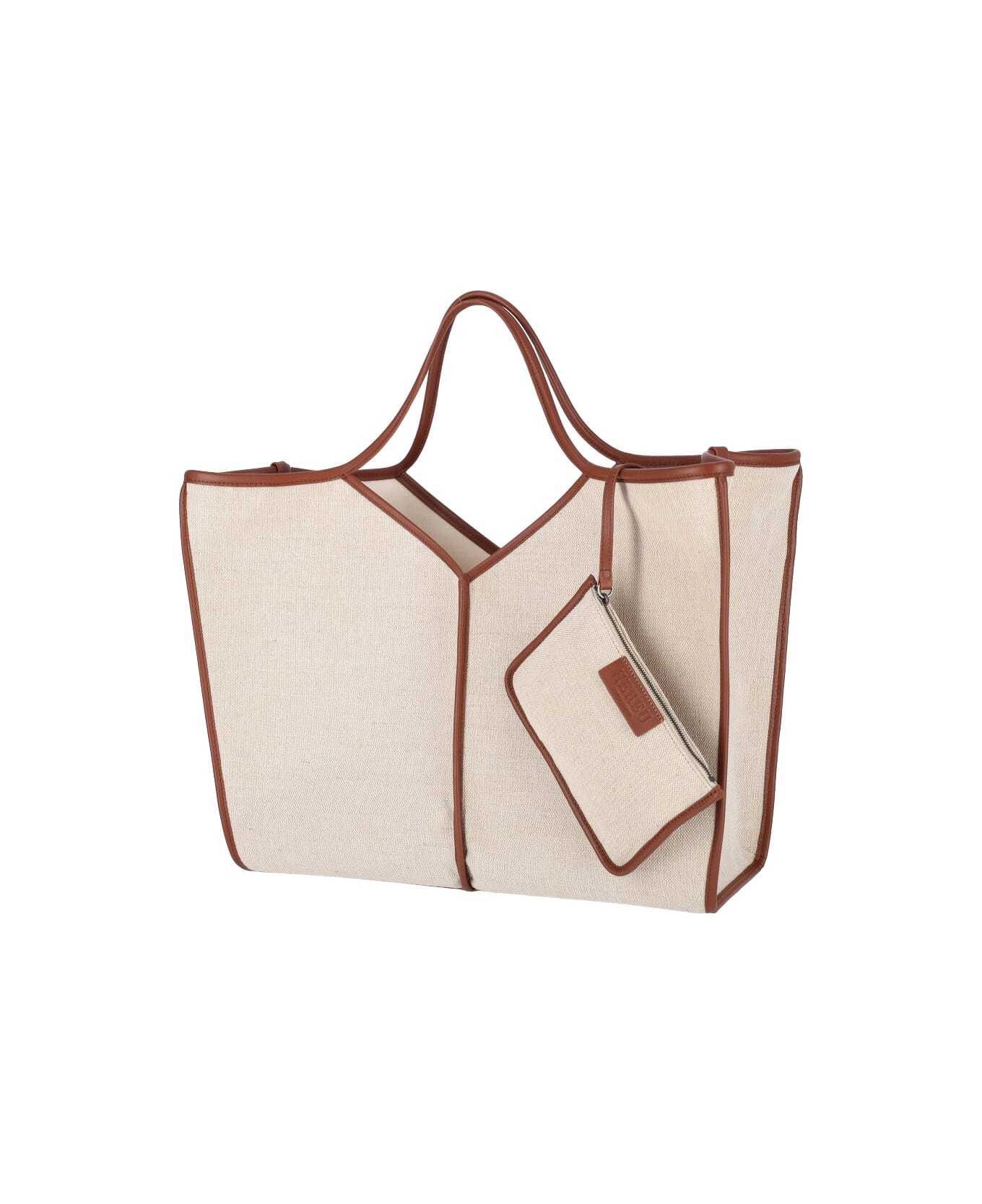 Hereu 
calella Squared
 Tote Bag - Cream