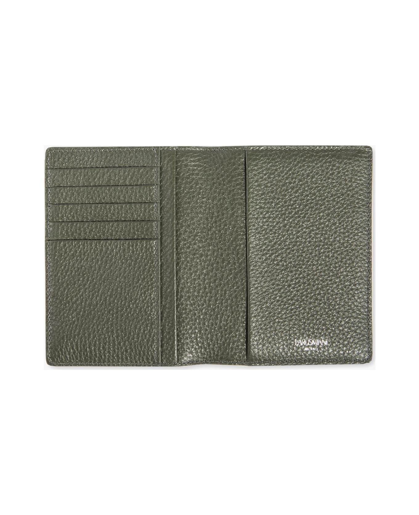Larusmiani Passport Cover 'fiumicino' Wallet - Olive