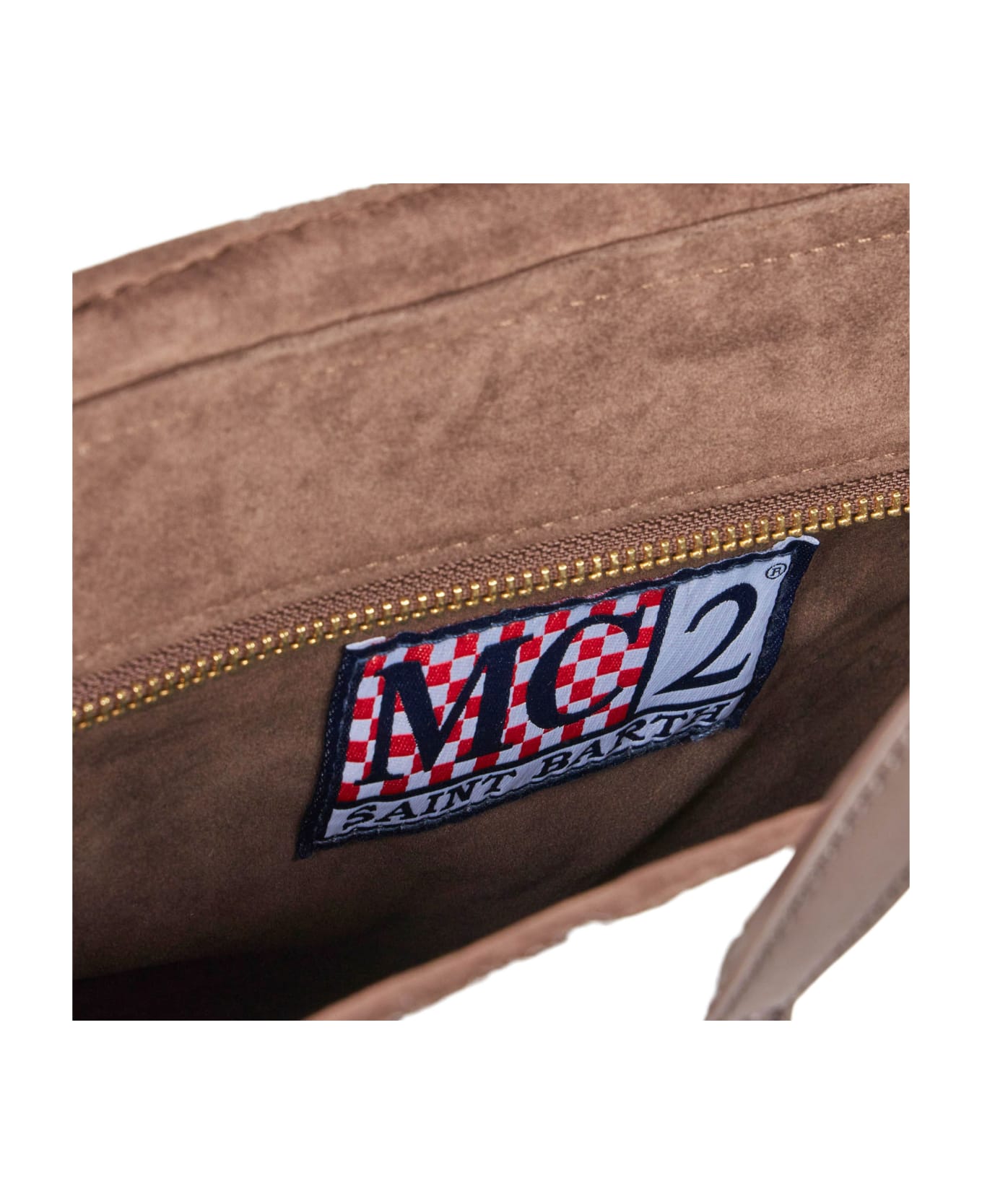 MC2 Saint Barth Vivian Handbag With Bandanna Print And Sherpa Details - BROWN