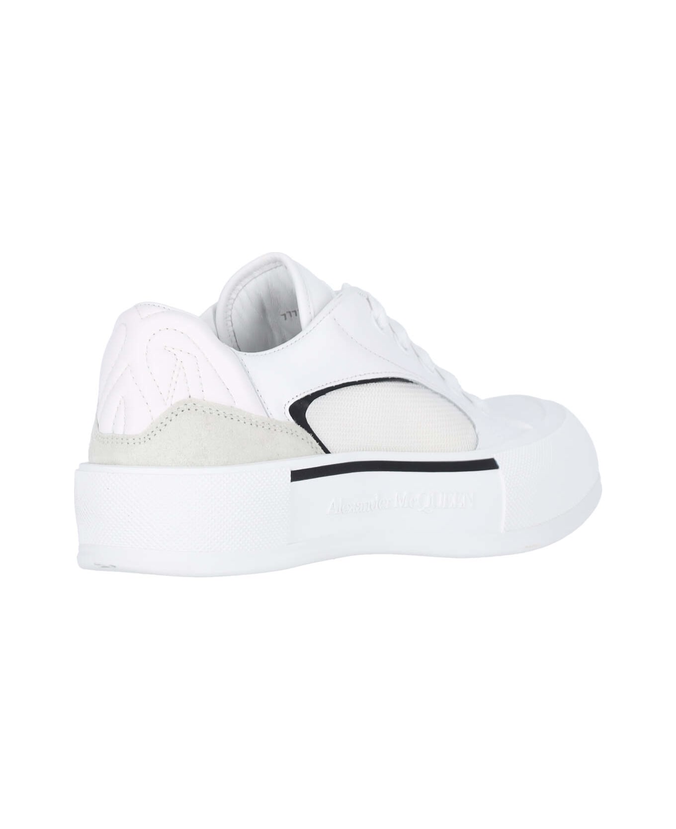 Alexander McQueen Skate "plimsoll" Sneakers - White