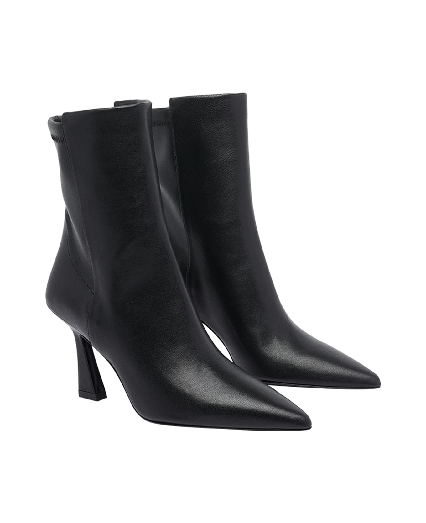 Stuart Weitzman Vinnie Pump Booties - Black