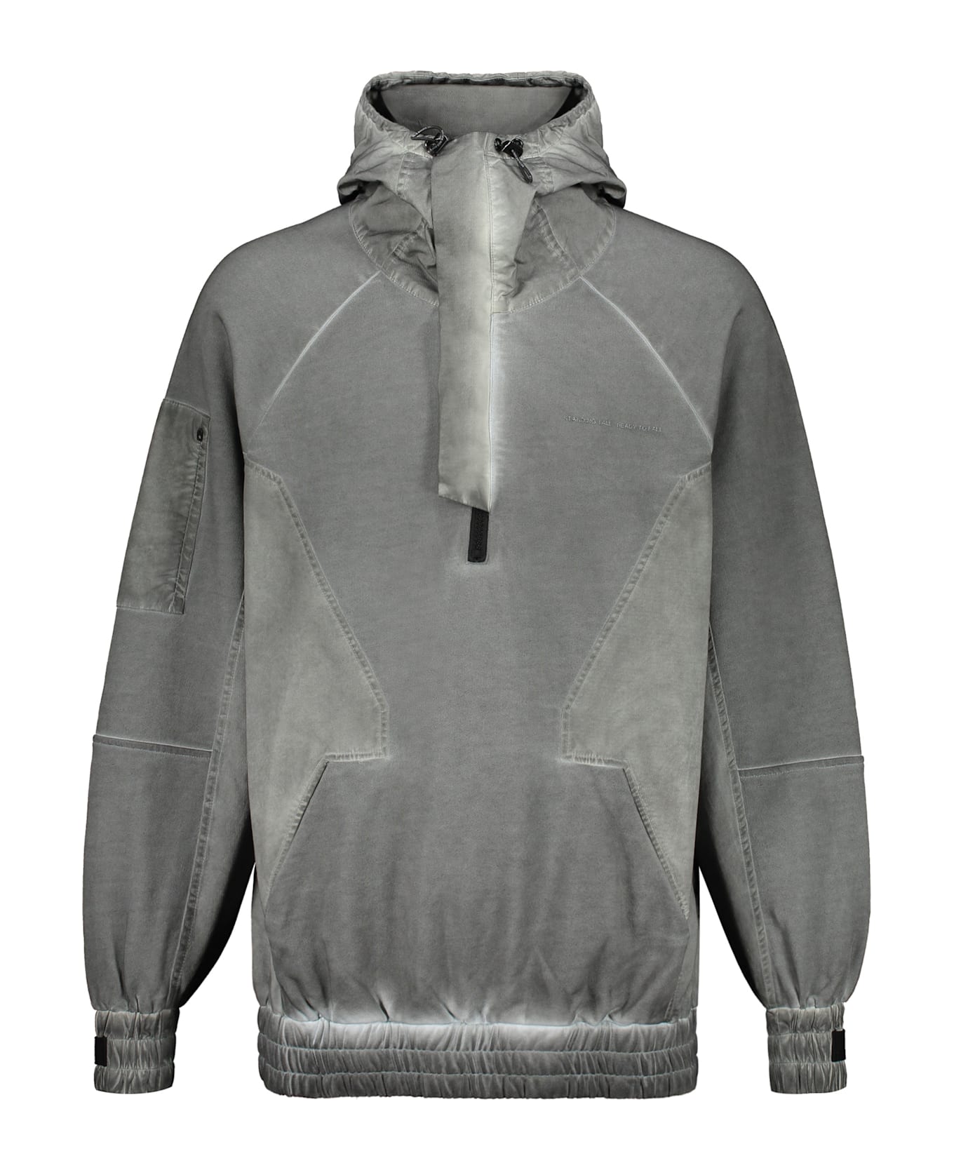 Iso.Poetism Cotton Hoodie - grey
