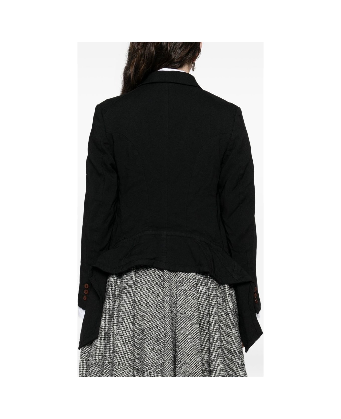 Comme des Garçons Single-breasted Jacket - Black