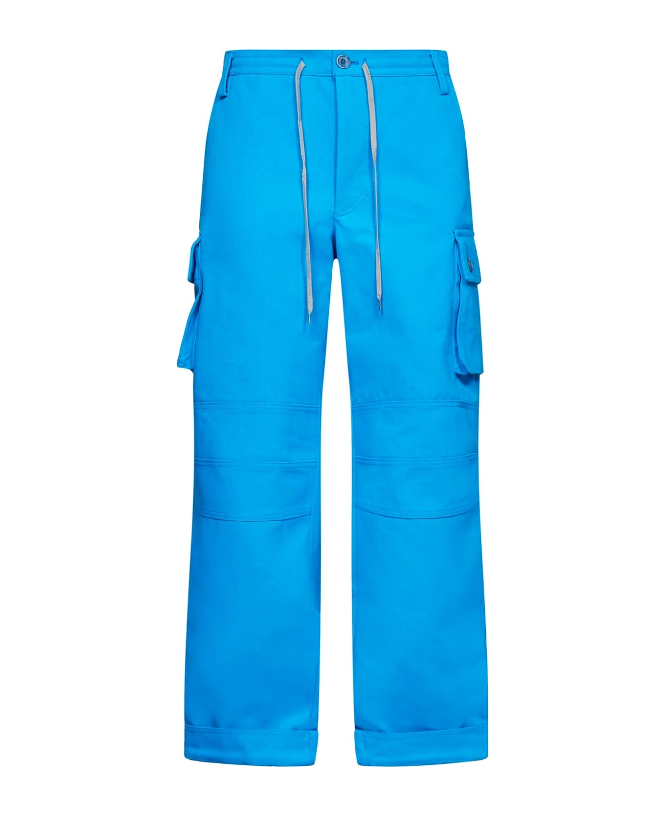 Jacquemus Giardino Cotton Trousers - Blue