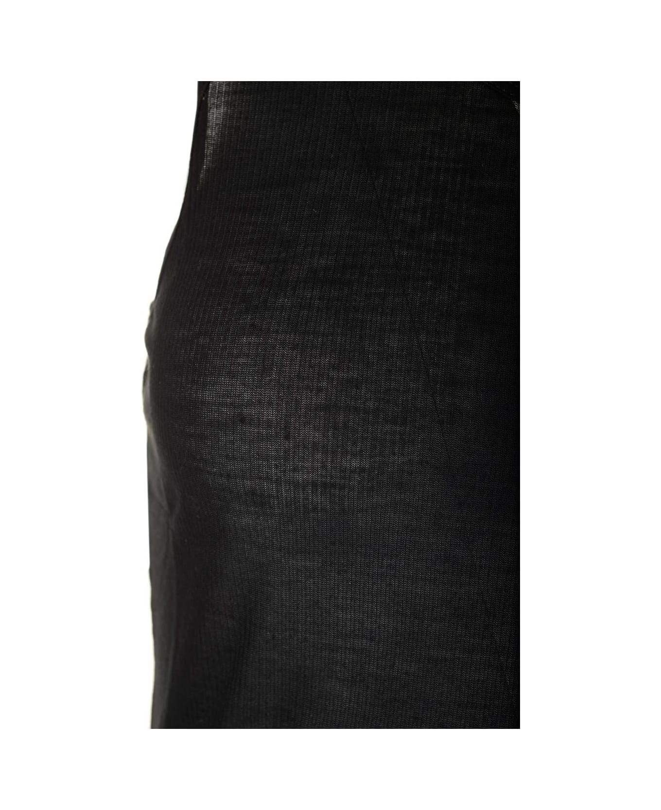 Khaite Black Sleeveless Top - Black