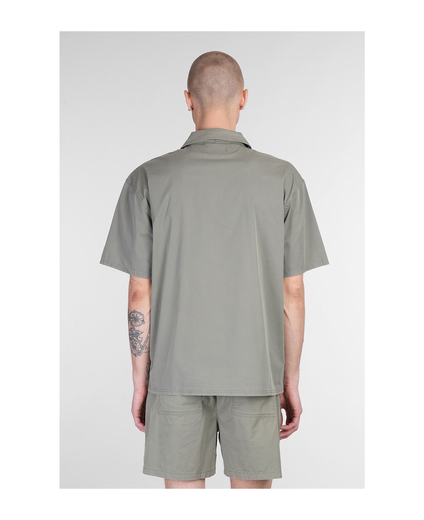 REPRESENT Shirt In Green Cotton - green