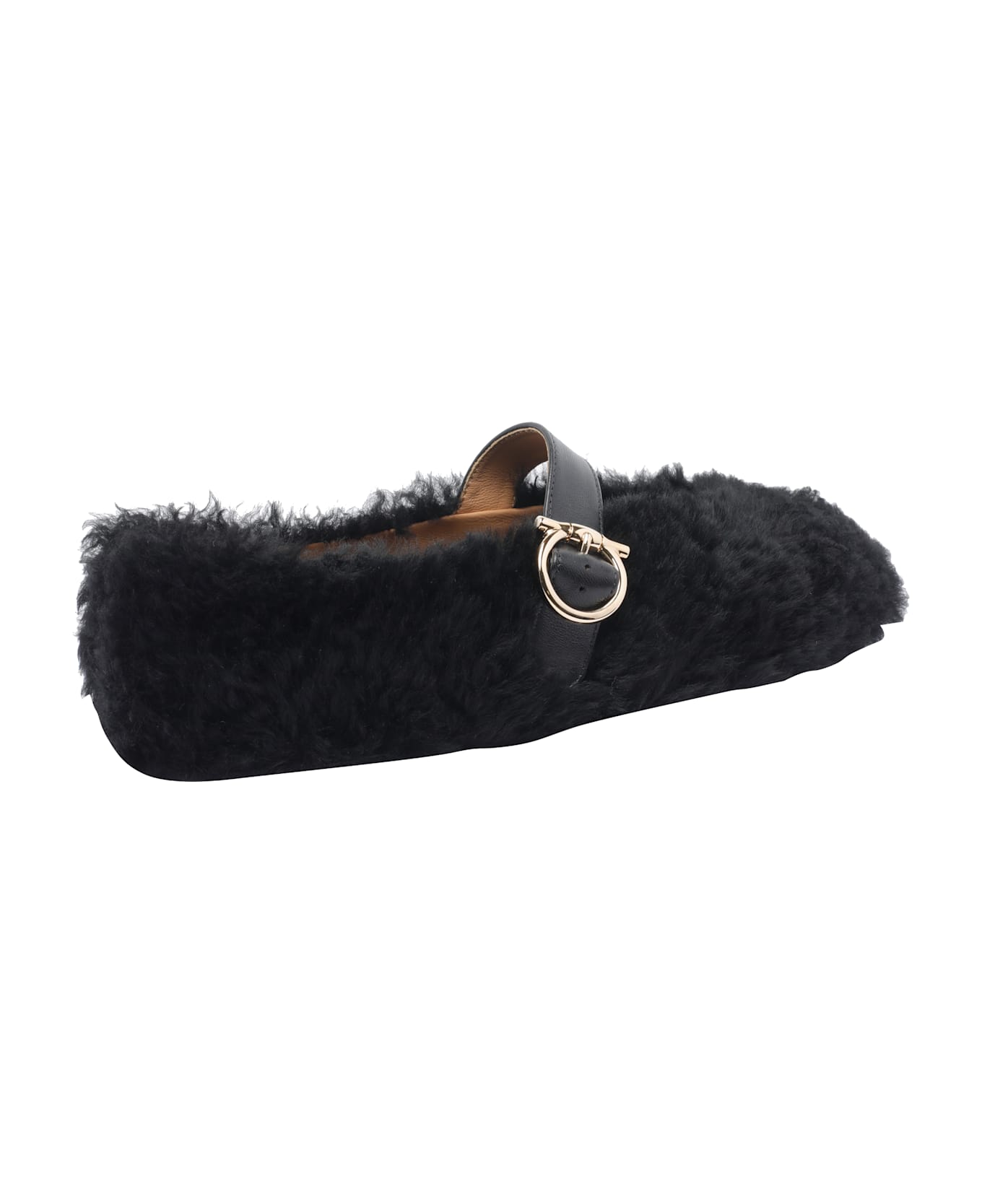 Ferragamo Teddy Ballets - Black