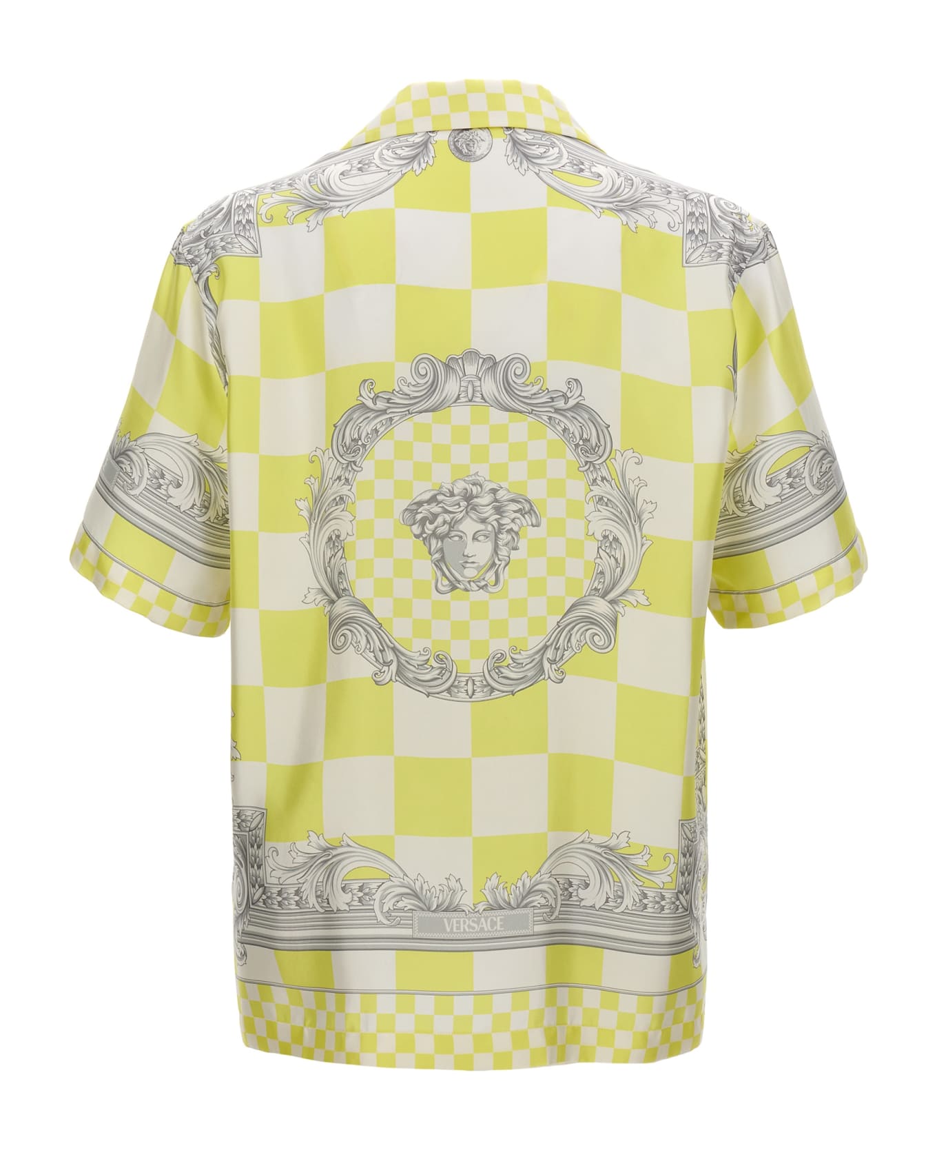 Versace 'medusa E Barocco' Shirt - Yellow