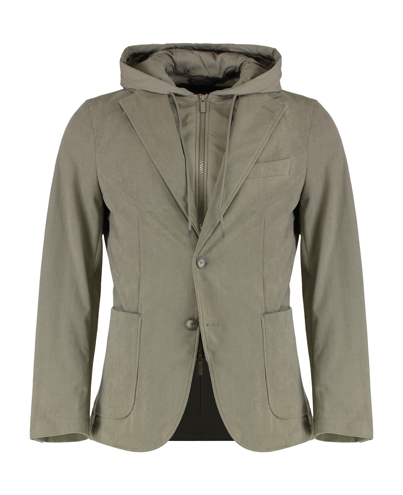 Hugo Boss Slim Fit Hoodie Jacket - brown