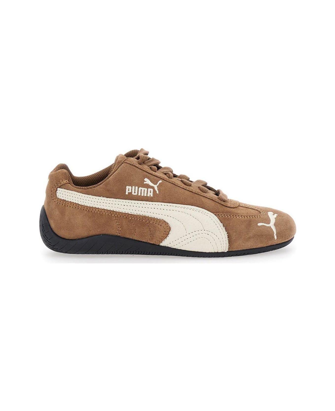 Puma Speedcat Lace-up Sneakers - Haute Coffee Frosted Ivory