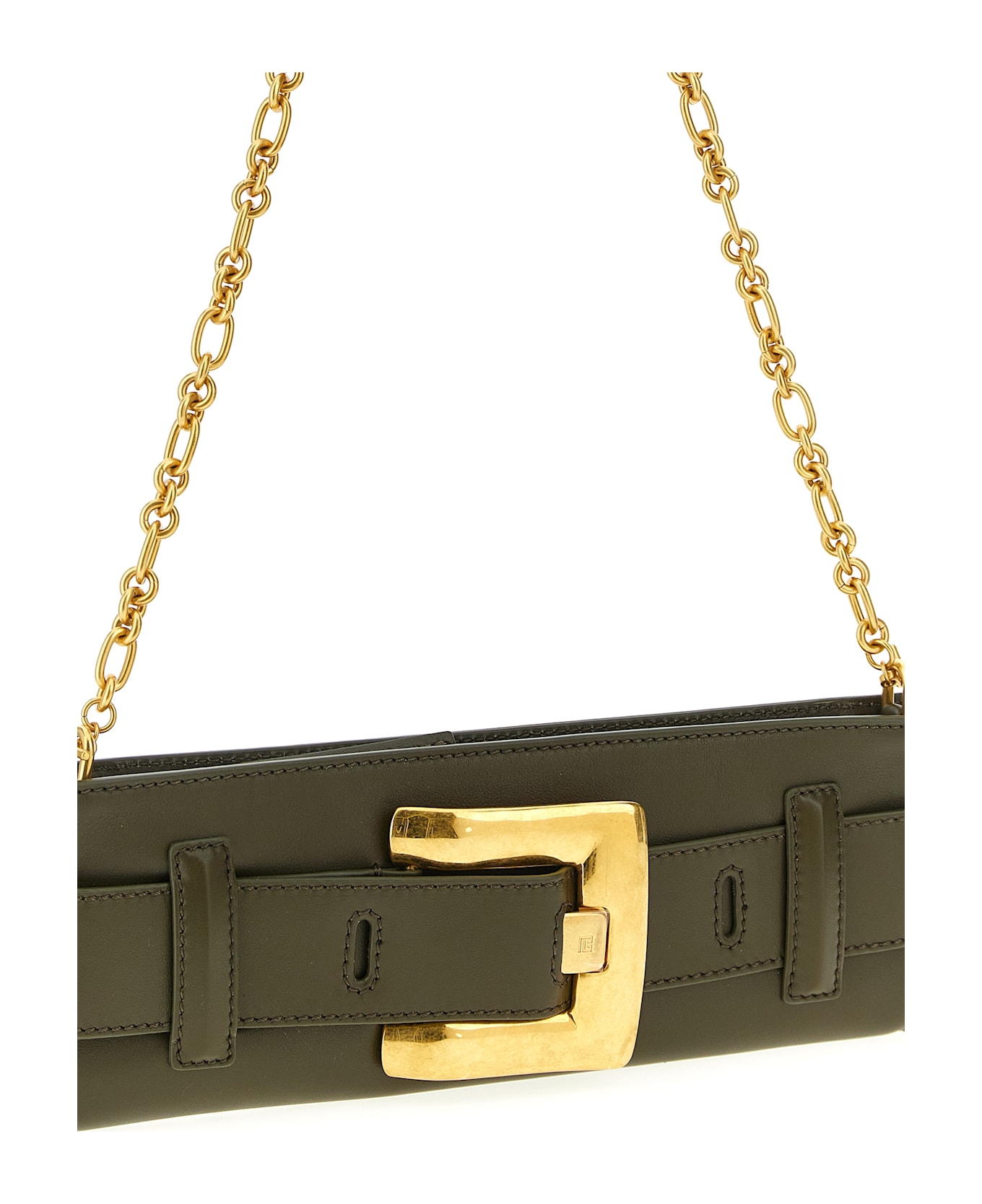 Balmain 'anthem' Clutch - Green