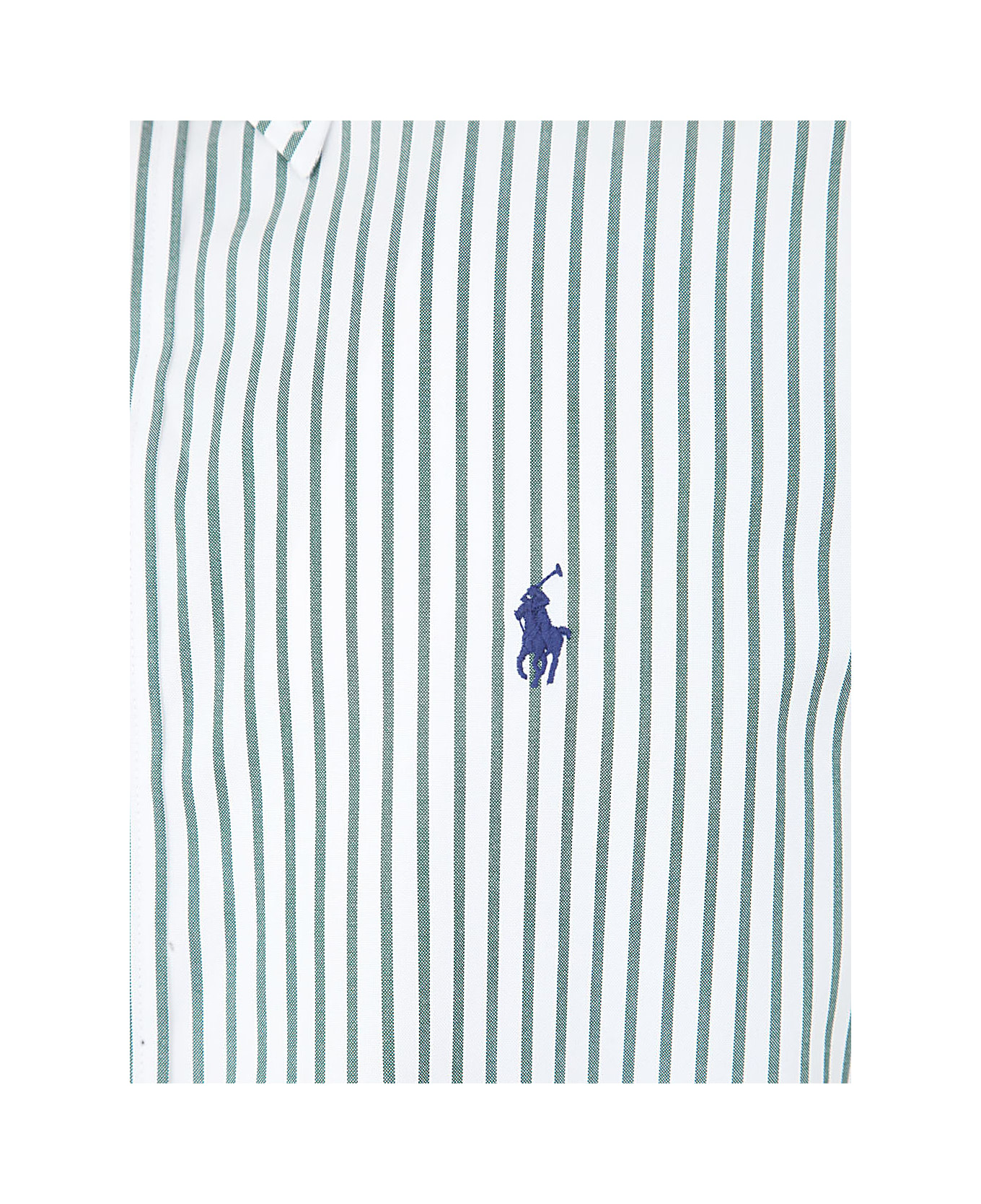 Polo Ralph Lauren Popeline Long Sleeve Dress Shirt - C Pine White