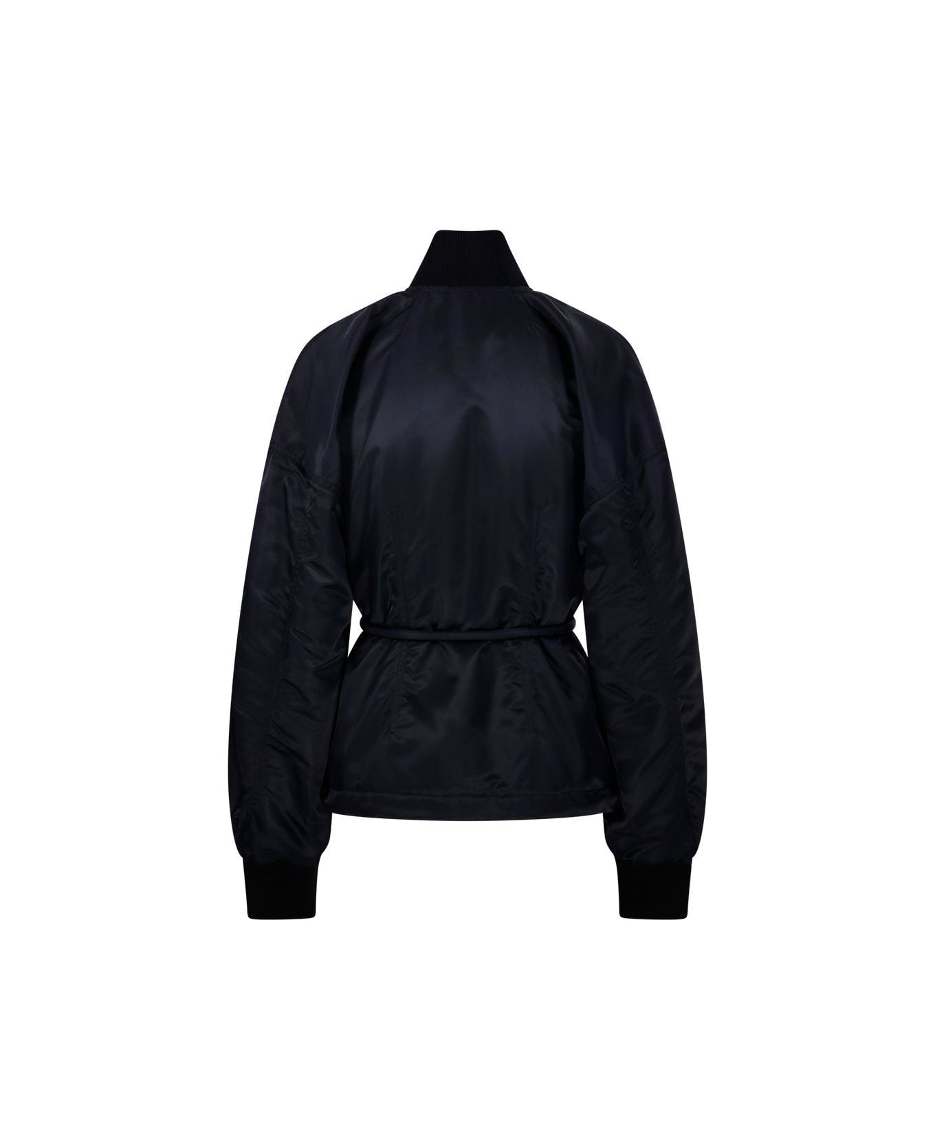 SportMax Zebu Bomber Jacket - Black