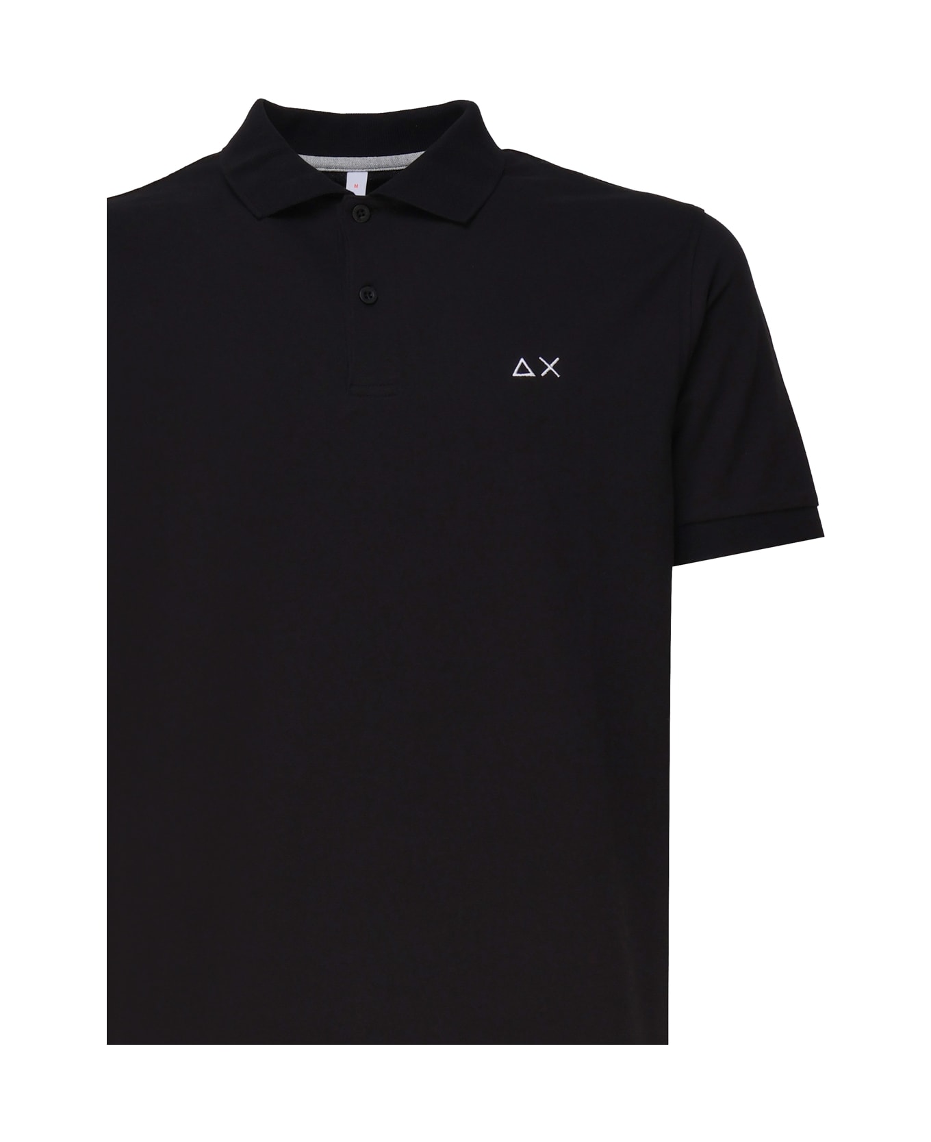 Sun 68 Polo T-shirt In Cotton - Black ポロシャツ