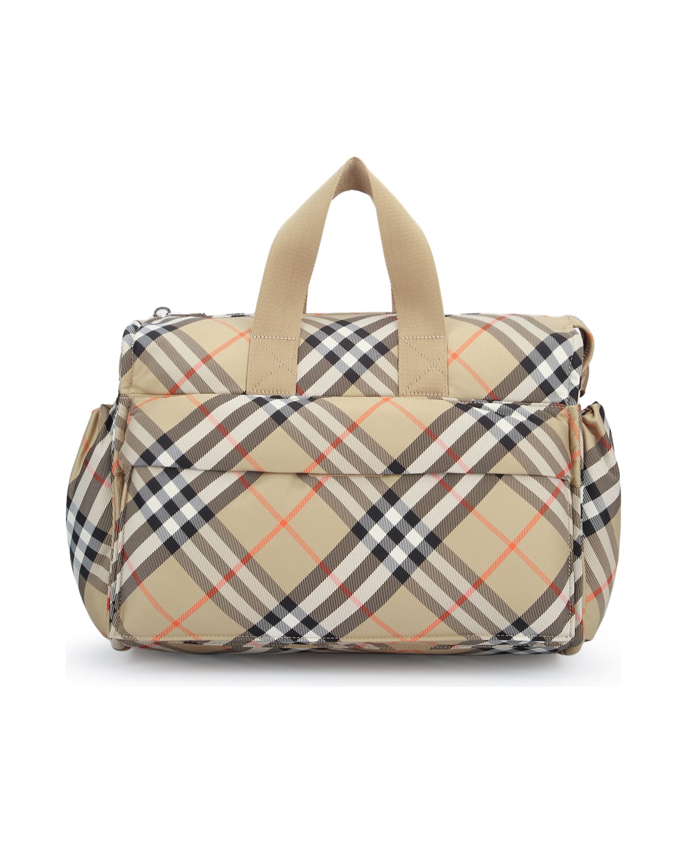 Burberry Md Chk Dpr Bwlng Bag - SANDIPCHECK