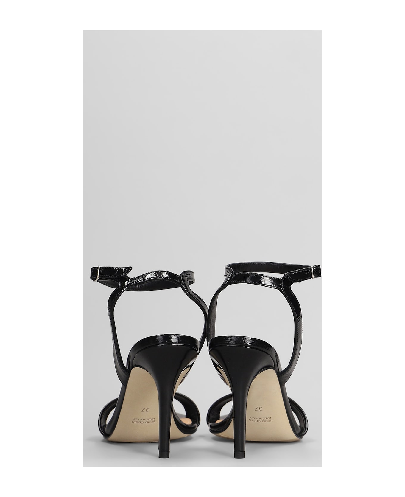 The Seller Sandals In Black Leather - black
