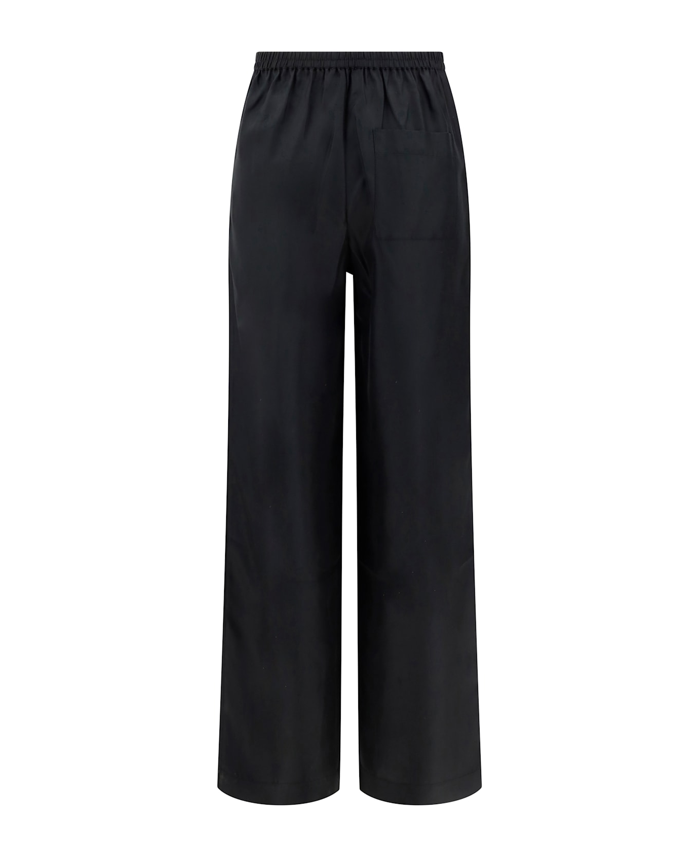 Loulou Studio Satin Alera Pants - Black