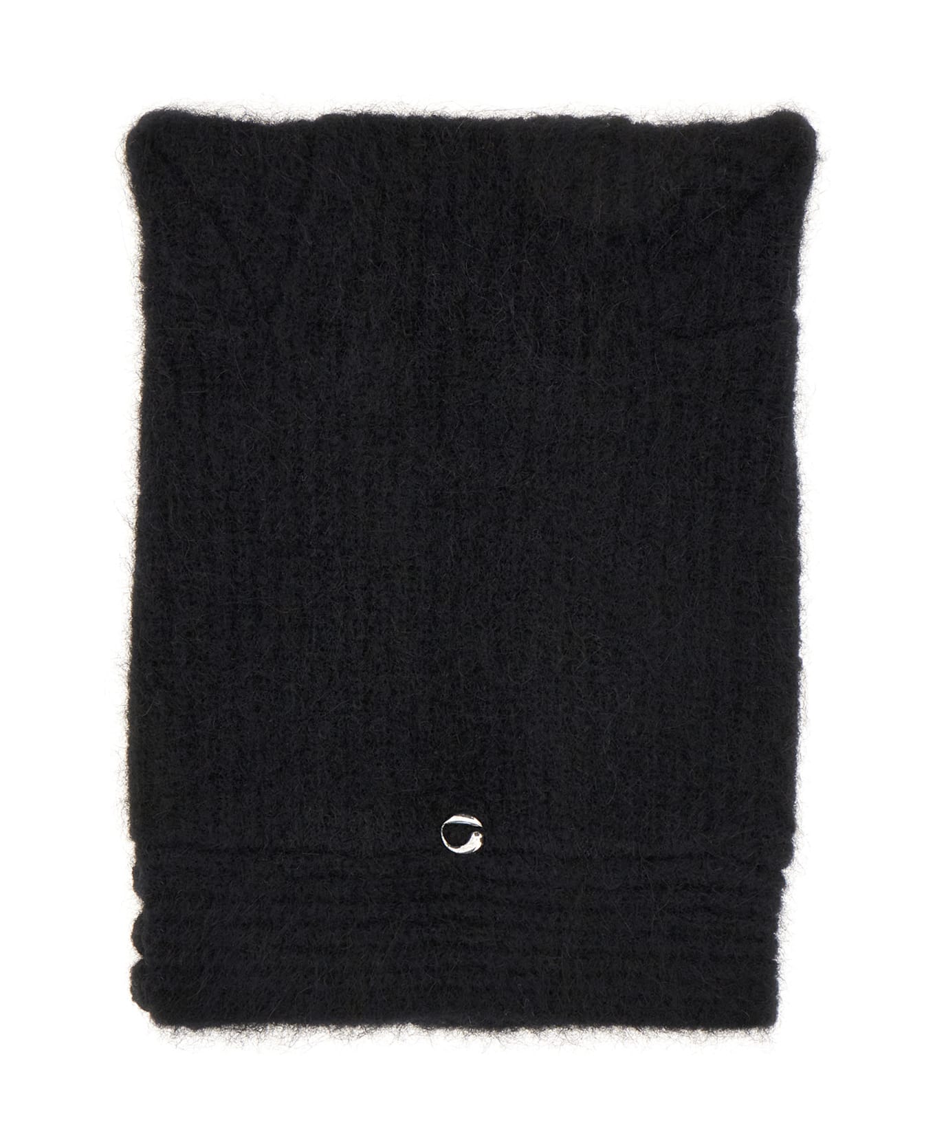 Coperni Black Stretch Wool Blend Beanie Hat - BLACK