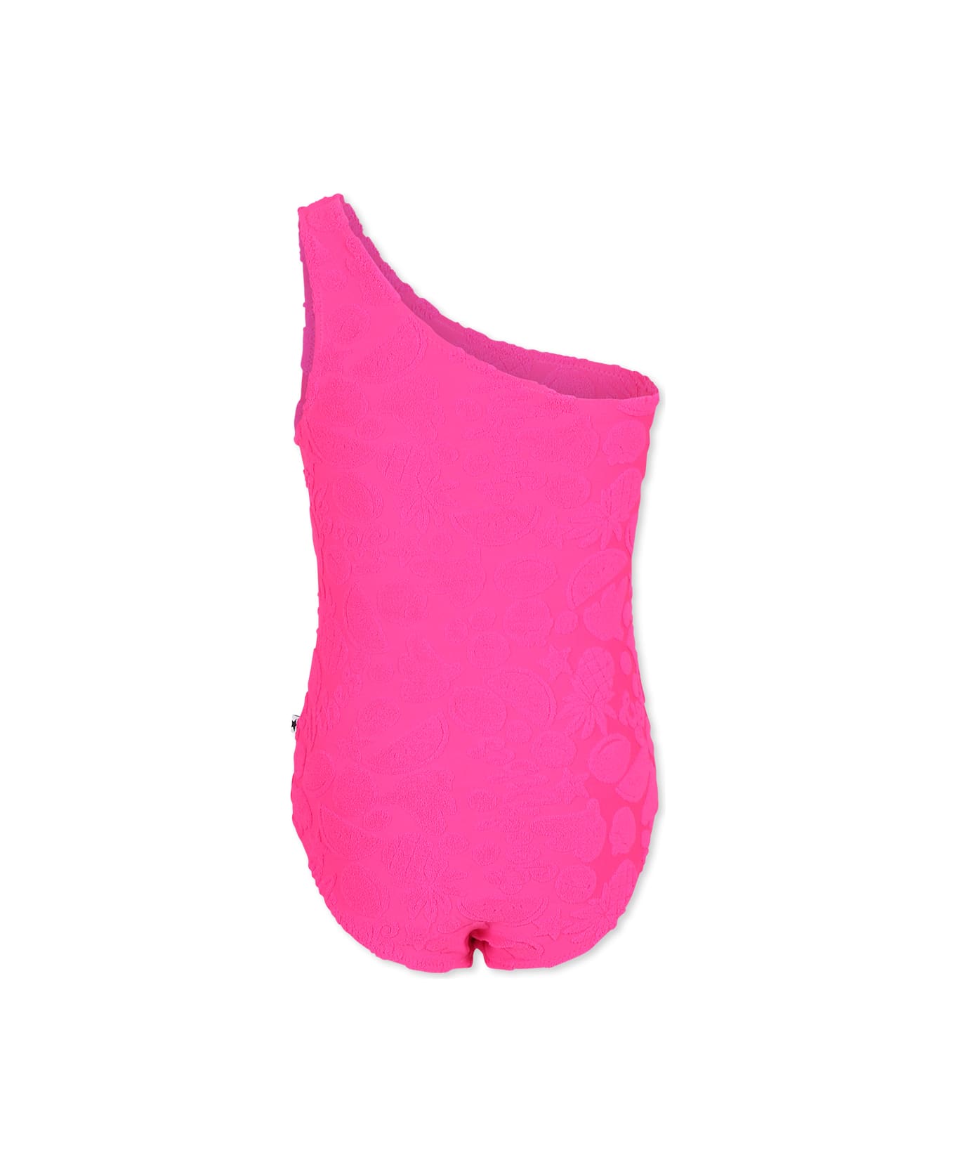 Molo Fuchsia Swimsuit For Girl With Fruit - Fuchsia