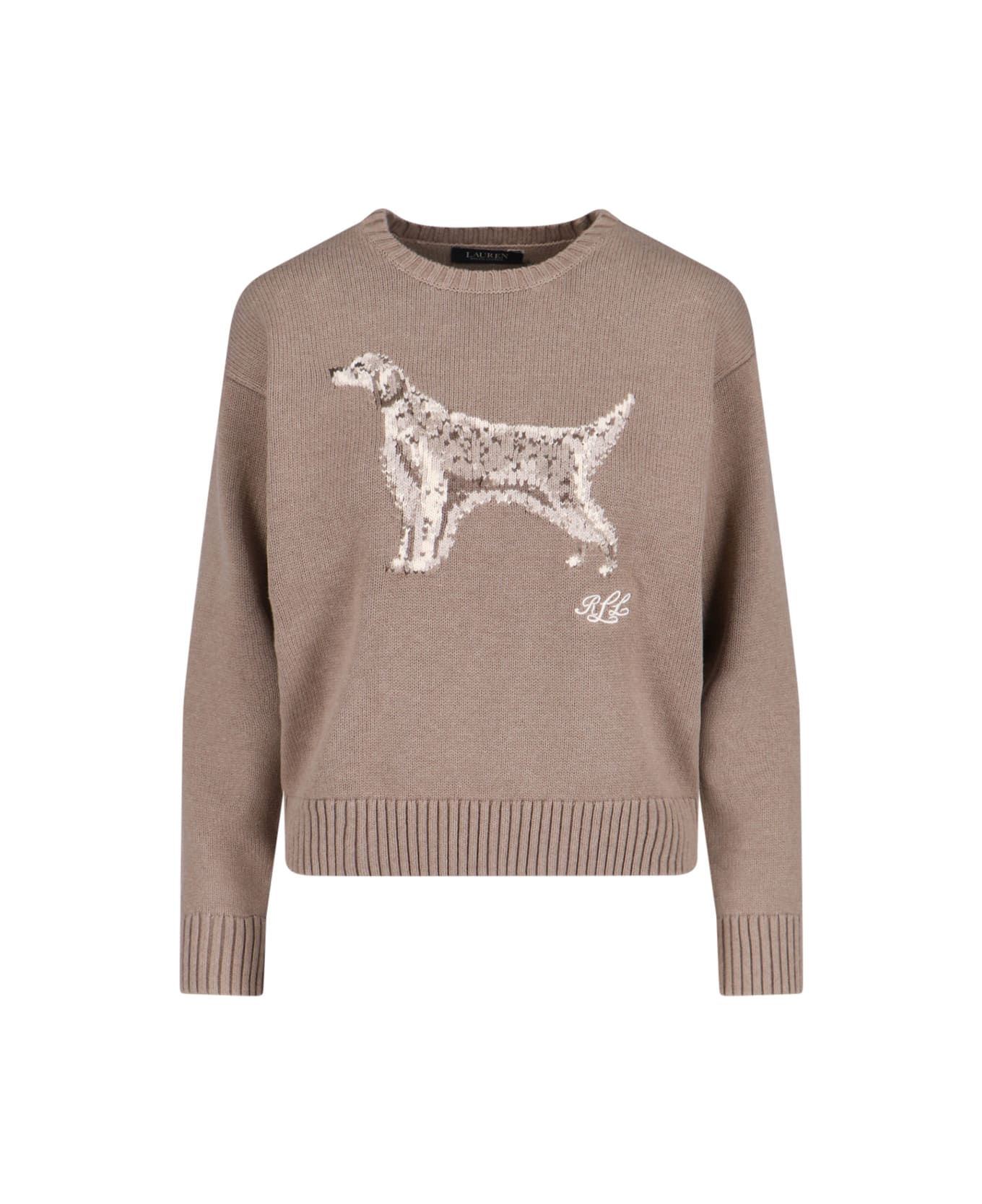 Ralph Lauren 
english Setter
 Intarised Sweater - Taupe