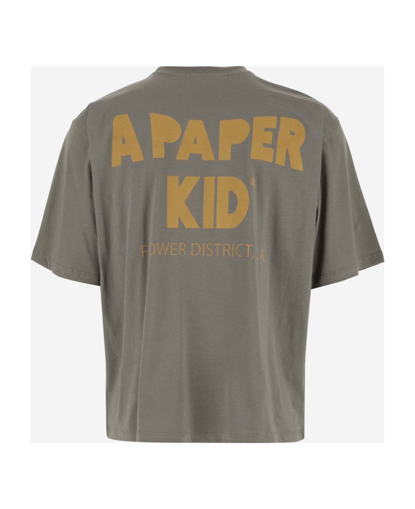 A Paper Kid Cotton T-shirt With Logo