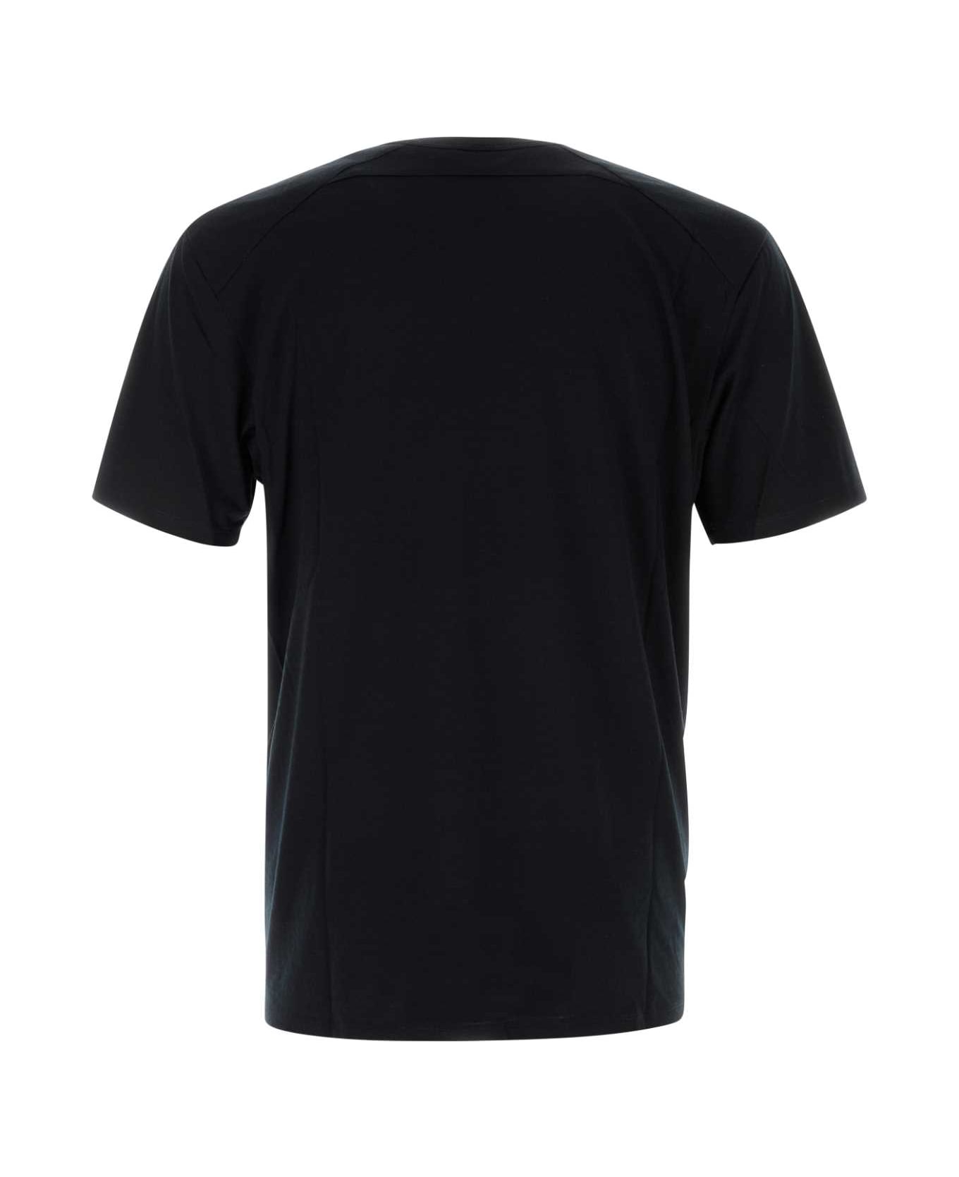 Arc
teryx Veilance Black Wool Blend Frame T-shirt - BLACK