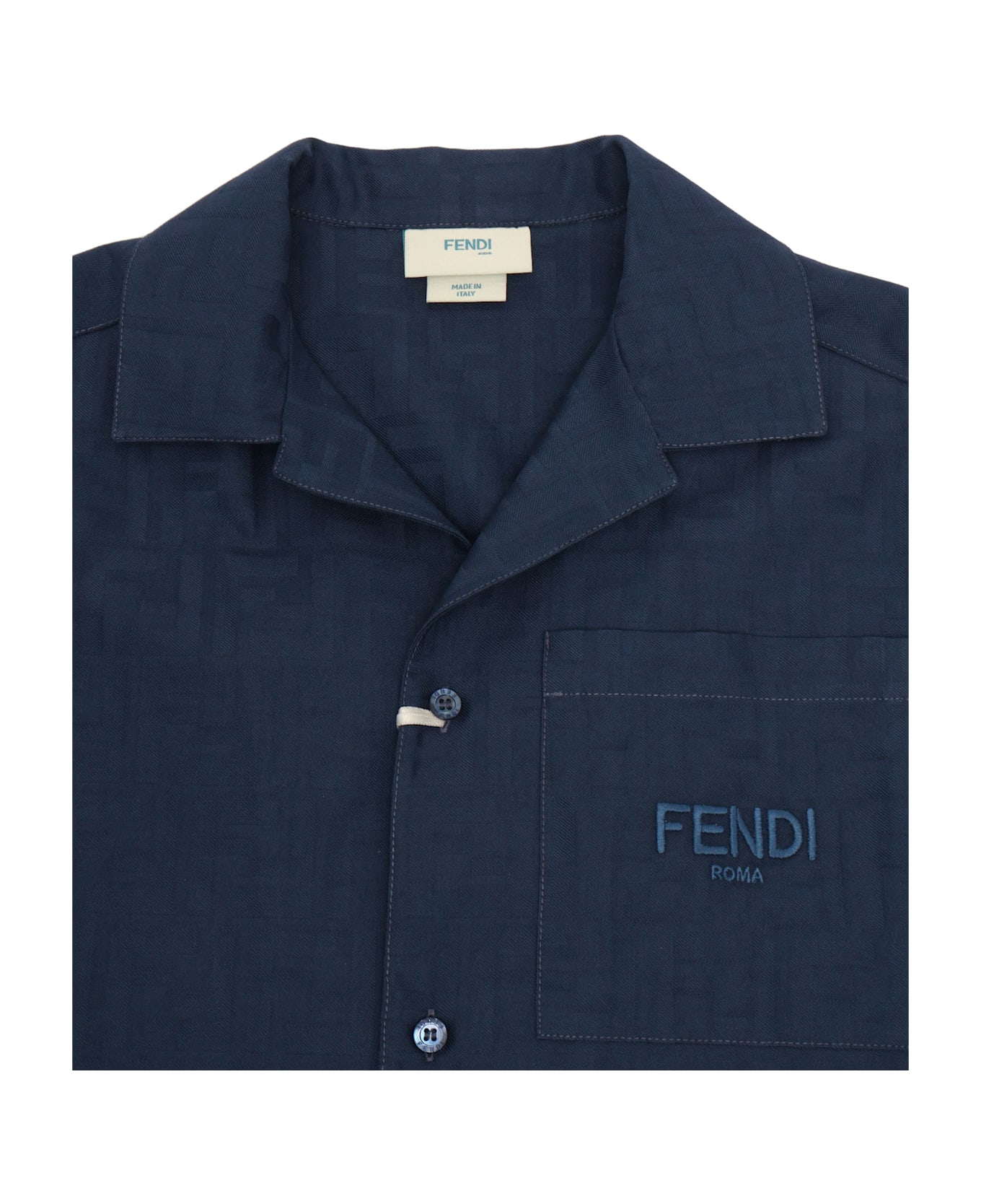Fendi Ff Cotton Shirt - MULTICOLOR