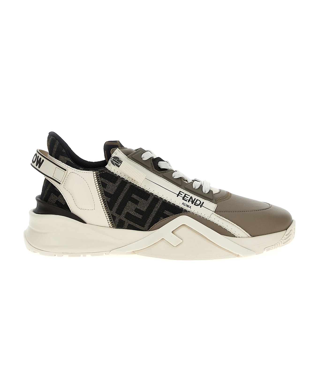 Fendi 'fendi Flow' Sneakers - Beige