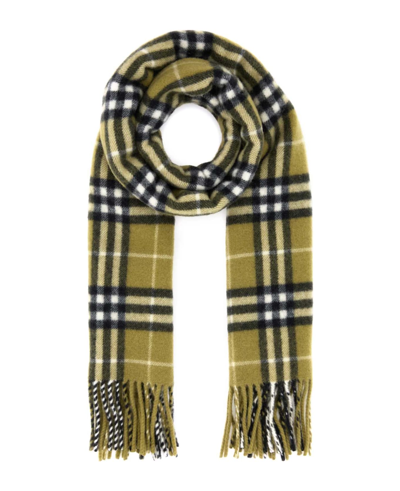 Burberry Embroidered Cashmere Scarf - ACRE