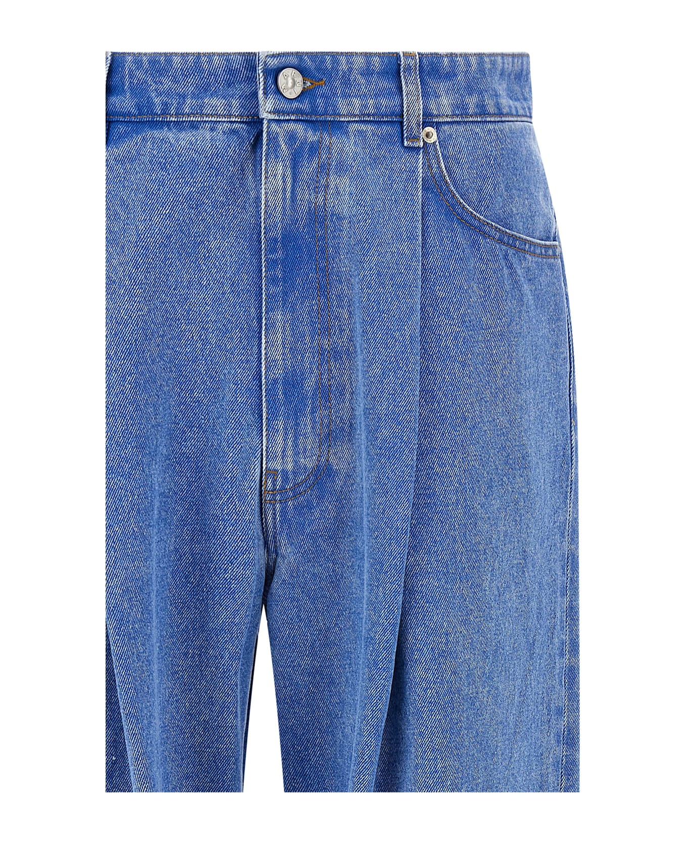 Marni Pleat Jeans - Blue
