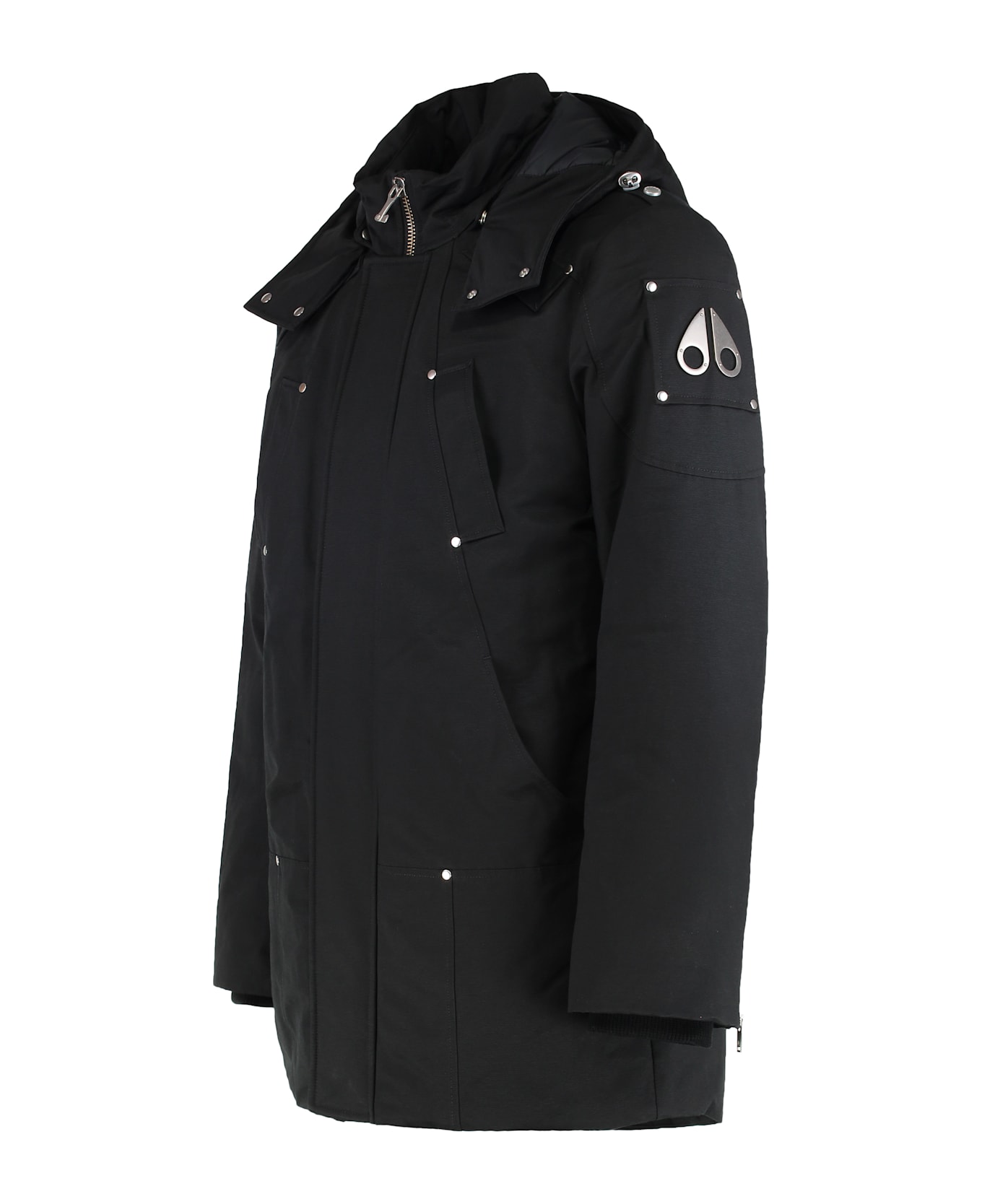 Moose Knuckles Parka Stirling Padded - black